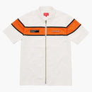 Supreme Ss Zip Up Work Shirt White