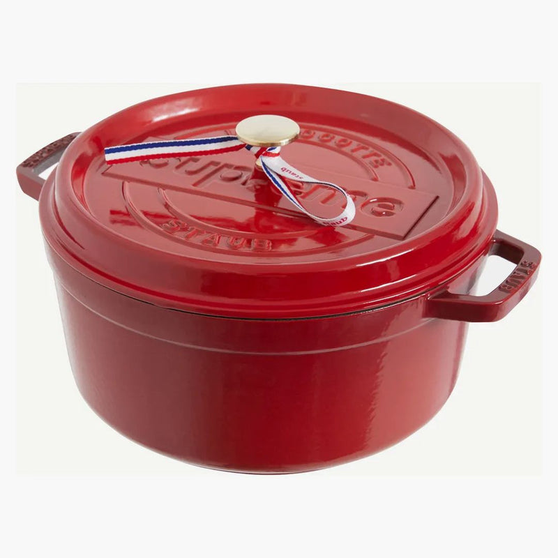 Supreme Staub Round 5.5 Qt. Cocotte Red