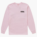 Supreme sacred unique l/s tea light pink