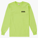 Supreme Sacred Unique L/s Tee Neon Green