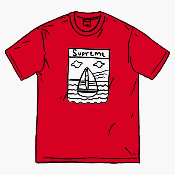 Supreme sailboat tea red
