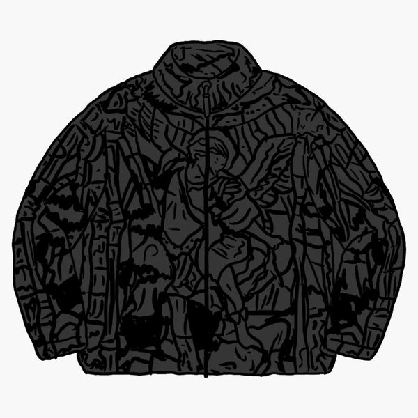 Nejvyšší svatý Michael Fleece Bunda Black