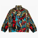 Supreme Saint Michael Fleece Jacket White