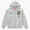 Supreme Salvation Zip Up Hooded Sweatshirt Heather Gray