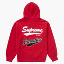 Supreme Salvation Zip Up Hooded Sweatshirt Red