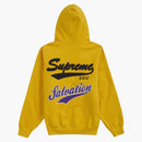 Supreme Salvation Zip Up Hooded Sweatshirt Yellow