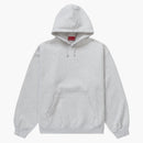 Supreme Satin Appliqué Hooded Sweatshirt (FW23) Ash Gray