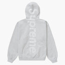 Supreme Satin Appliqué Hooded Sweatshirt (FW23) Ash Gray
