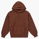 Sudadera con capucha suprema de apliques fw24 marrón