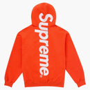 Sudadera con capucha suprema de apliques FW24 Naranja brillante