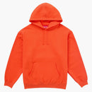 Sudadera con capucha suprema de apliques FW24 Naranja brillante