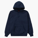 Nejvyšší satén appliqué kapucí mikina námořnictva