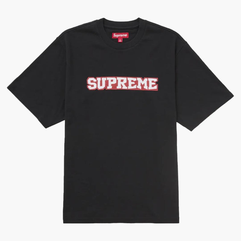 Nejvyšší satén appliqué s/s nejvyšší černá