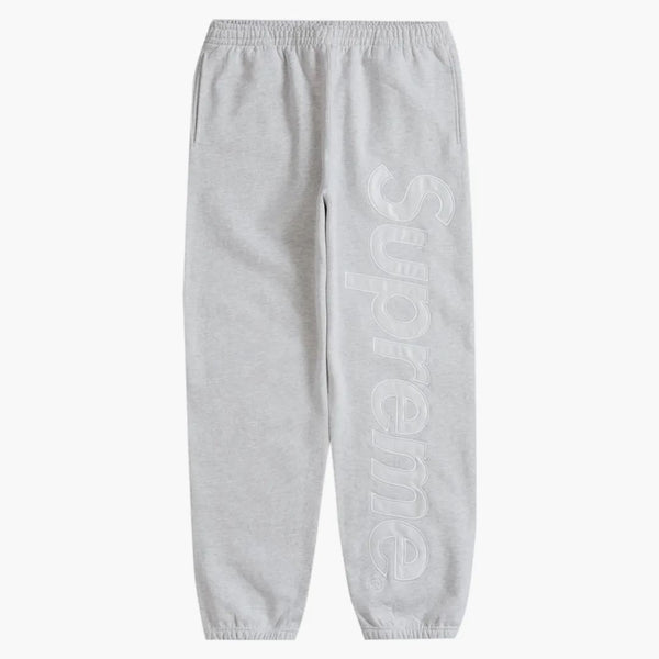 Supreme Satin Appliqué Sweatpant (FW23) Ash Gray