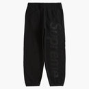Supreme Satin Appliqué Sweatpant (FW23) Black