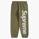 Supreme Satin Appliqué Sweatpant (FW23) Light Olive