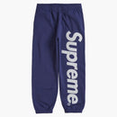 Supreme Satin Appliqué Sweatpant (FW23) Washed Navy
