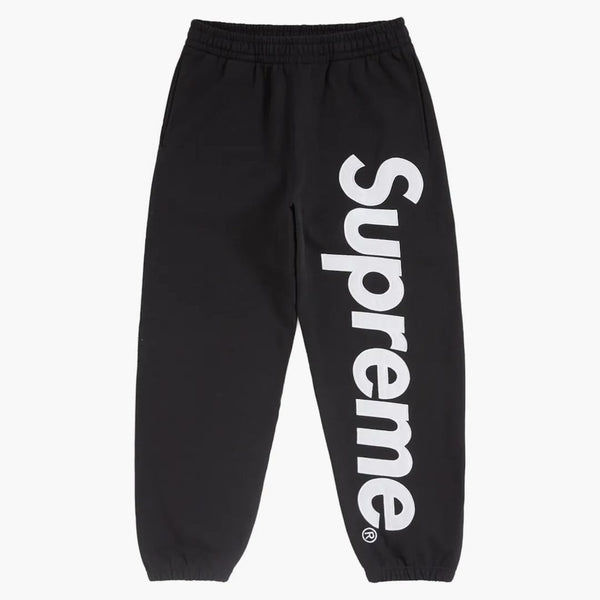 Supreme Satin Applique Sweatpant FW24 Black