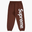 Supreme Satin Applique Sweatpant FW24 Brown