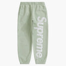 Supreme satin appliqué sweatpant mint
