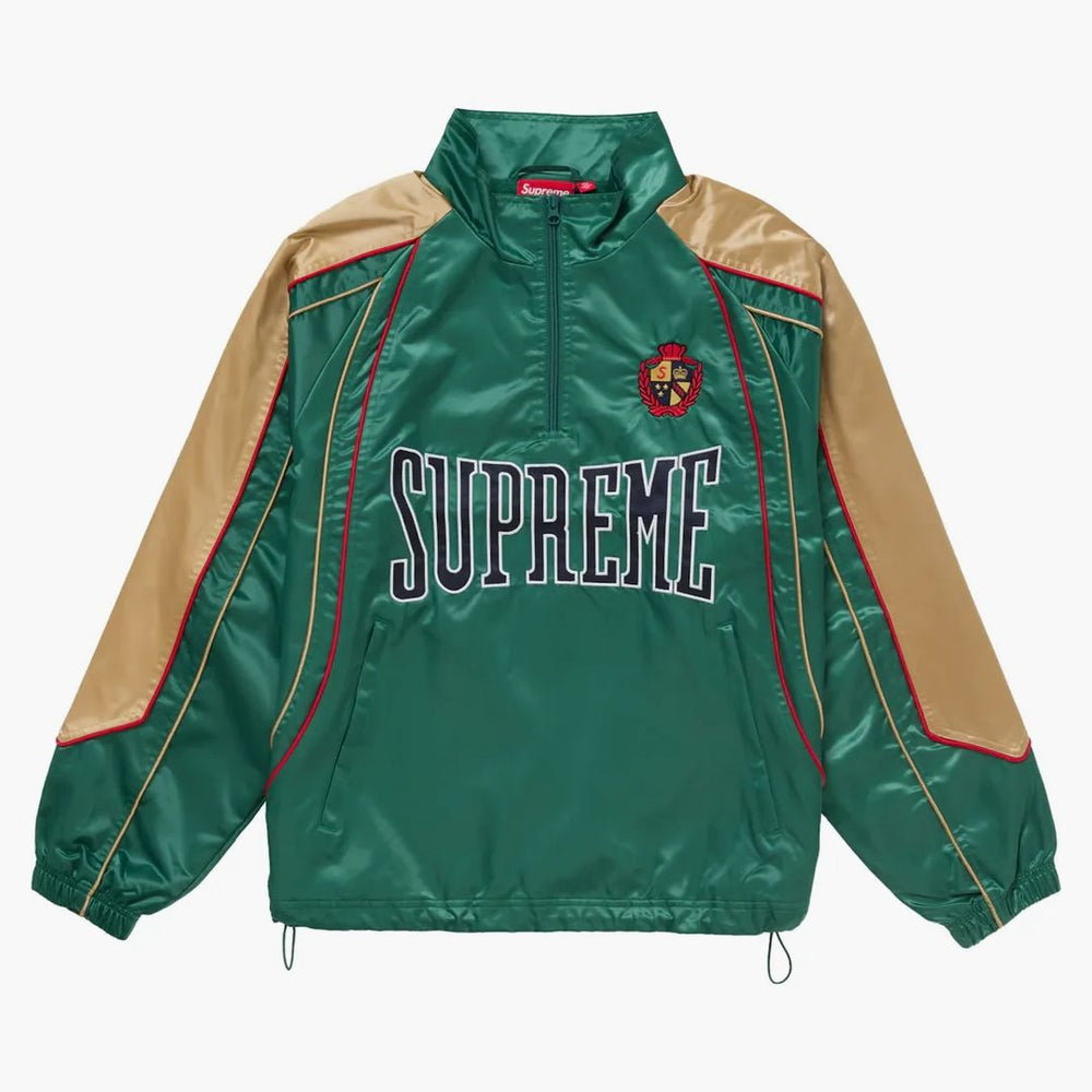 SupremeSatinPipingPulloverGree