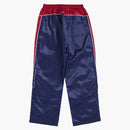 Supreme Satin Track Pant Navy