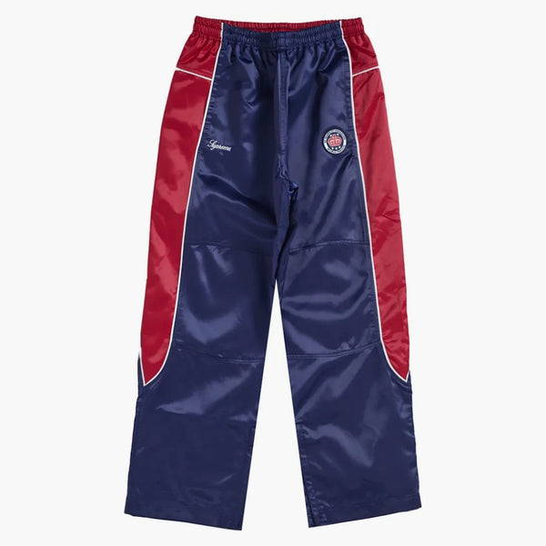 Supreme Satin Track Pant Navy