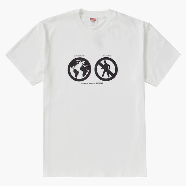 Supreme Save The Planet Tee White