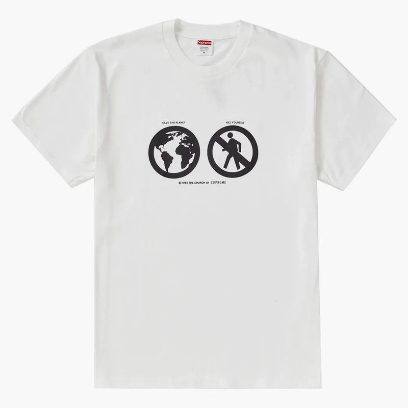 Supreme Save The Planet Tee White