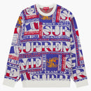 Supreme Scarf Sweater White
