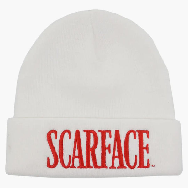 Supremo Scarface Beanie White