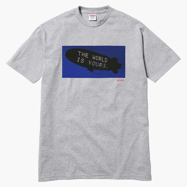 Supreme Scarface Blimp Tee Heather Grey