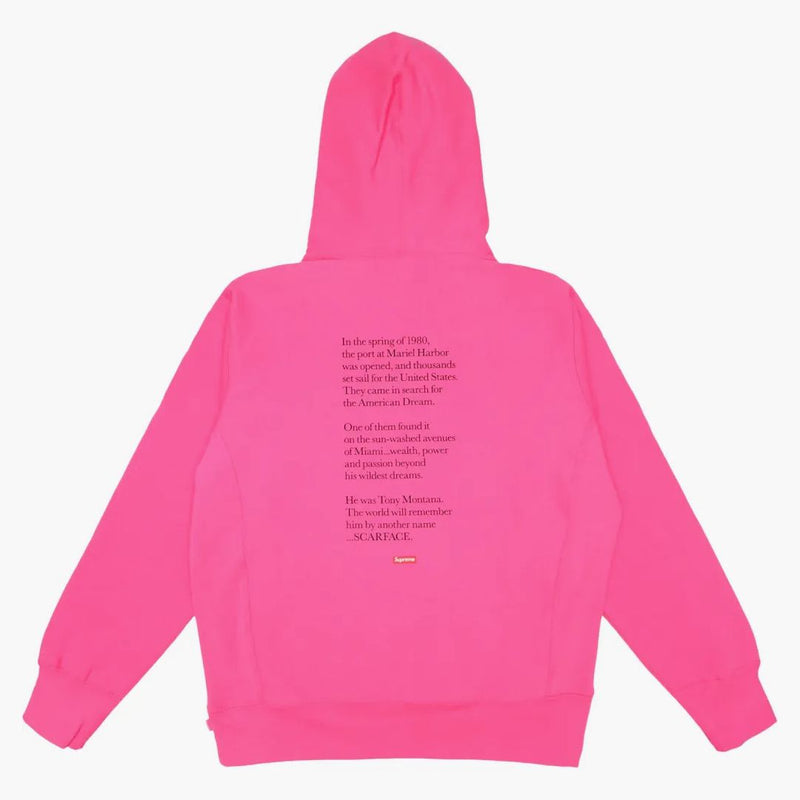 Supreme Scarface Friend Felpa con cappuccio Magenta