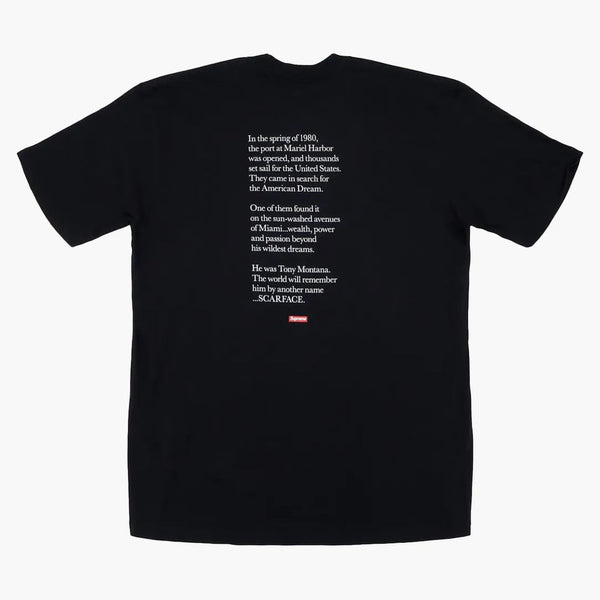 Supreme Scarface Friend Tee Black