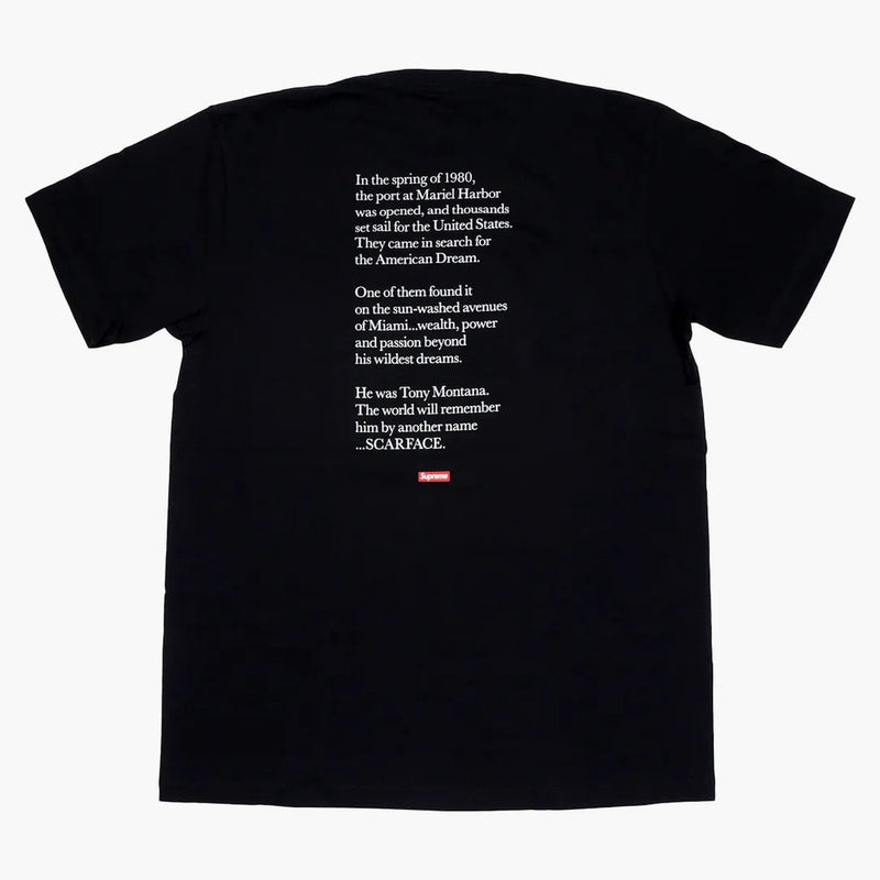 Supreme Scarface Shower Tee Black