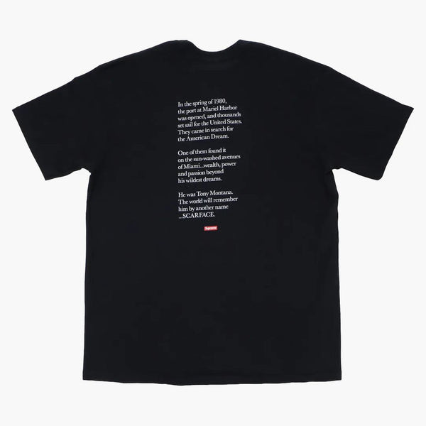 Supreme Scarface Split Tee Black