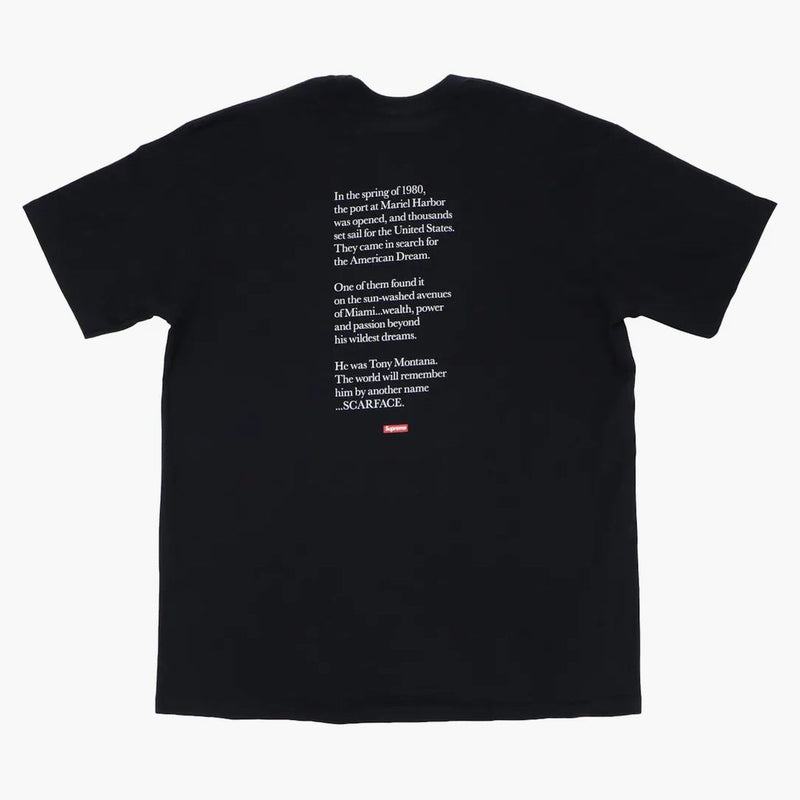 Supreme Scarface Split Tee Black