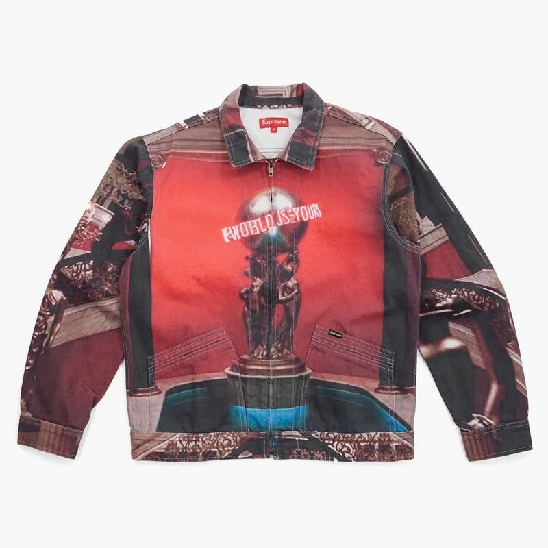 Supreme Scarface The World Is Yours Denim Jacket Multi