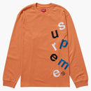 Supreme Scatter Logo L/S Top Pale Orange