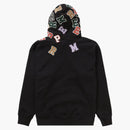 Supreme Scattered Appliqué Hooded Sweatshirt Black