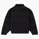 Supreme Schott Canvas Down Trucker Jacket Black