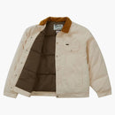 Supreme Schott Canvas Down Trucker Jacket Natural