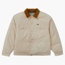 Supreme Schott Canvas Down Trucker Jacket Natural
