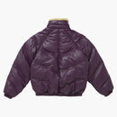 Supreme Schott Chevron Leather Down buffer Jacket Purple