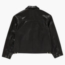 Supreme Schott Leather Racer Jacket (FW24) Black