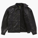 Giacca da lavoro in pelle suprema Schott Black