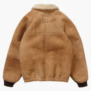 Supreme Schott Shearling Bomber Jacket Brown