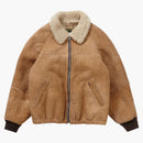Supreme Schott Shearling Bomber Jacket Brown