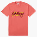 Supreme Scratch Tee Bright Coral