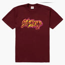 Supreme scratch tea burgundy